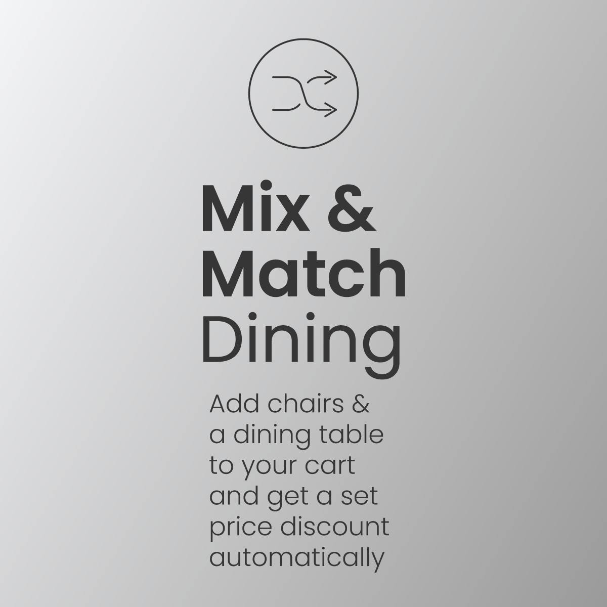 Get a set price discount with our Mix & Match dining