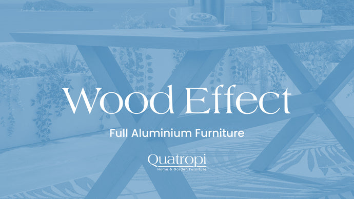 Wood Effect Aluminium Garden Furniture