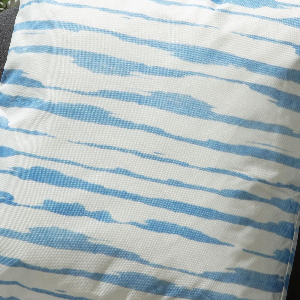 Quatropi 2 Blue & White Stripe Outdoor Cushions 45cm