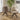 Quatropi 2 Millie Swivel Carver Faux Leather Dining Chairs Cream