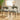 Quatropi 4 Oscar Modern Scandi Dining Chairs Green Fabric