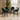 Quatropi 4 Remi Counter Height Bar Stools Green