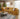 Quatropi 4 Seater Modular Sectional Straight Corner Sofa Couch Mustard Fabric