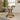 Quatropi 4 Seater Small Round Premium White Ceramic Pedestal Dining Table 135cm