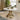 Quatropi 4 Seater Small Round Premium White Ceramic Pedestal Dining Table 135cm