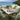 Quatropi 6 Seater Garden Table and Chairs Dining Set Aluminium Green Beige