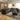 Quatropi 6 Seater L-Shape Sofa Sectional Modular Corner Sofa Couch Black