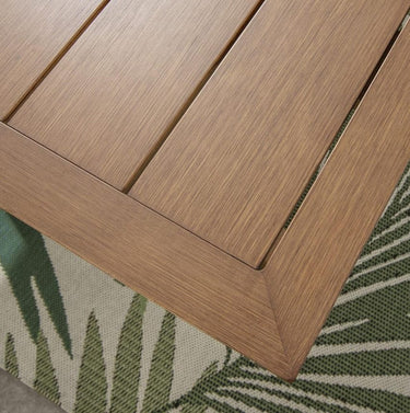 Quatropi AZZURRO OAK EFFECT ALUMINIUM PAINT SAMPLE 150MM X 100MM