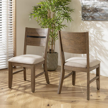 Quatropi Basset Padded Wooden Dining Chair Cream (KIT PART 1CHAIR)