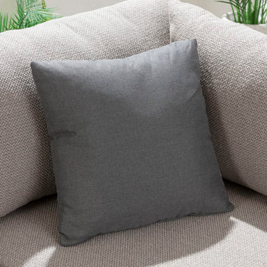 Quatropi Beach Club Outdoor Garden Scatter Cushion Grey 40x40cm
