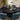 Quatropi Black Oak Round Dining Table And 6 Chairs Seater Set Blue Velvet 160cm