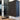 Quatropi Black Oak Sideboard Cupboard Cabinet Brushed Stainless Steel 108 x 175 cm