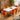 Quatropi Caleb Ceramic Dining Set - 6 Seater - Burnt Orange