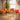 Quatropi Caleb Ceramic Dining Set - 6 Seater - Burnt Orange