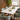 Quatropi Caleb Ceramic Dining Set - 6 Seater - Green Loki