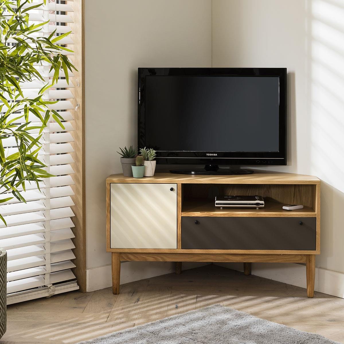 Campton Modern Corner TV Stand Media Cabinet With Storage Oak Grey campton-modern-corner-tv-stand-media-cabinet-with-storage-oak-grey