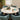 Quatropi Ceramic Marble Round Dining Table And 6 Chairs Dining Set Green 135cm
