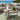 Quatropi Cleo Large Round Outdoor Garden Coffee Table Beige Aluminium 102cm