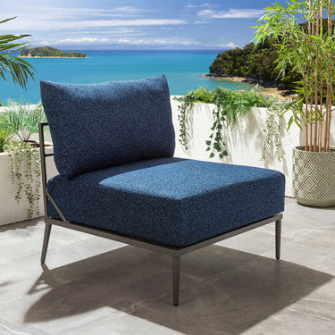 Quatropi Cleo Modular Middle Section Midnight Blue 85x85cm