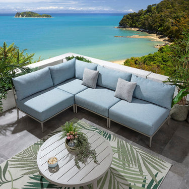 Quatropi Cleo Modular Middle Section Sky Blue 85x85cm