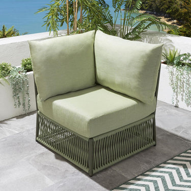 Quatropi Cole Modular Corner Section Green 74cm