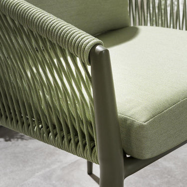 Quatropi Cole Outdoor Garden Dining Chair Green