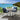Quatropi Cole & Sun 2 Seater Round Outdoor Garden Dining Set Midnight Blue & Grey