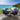 Quatropi Cole & Sun 4 Seater Round Outdoor Garden Dining Set Midnight Blue & Grey