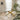 Quatropi Contemporary 2-Metre 8 Seater Glass Dining Table Gold Pedestal Base