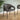 Quatropi Contemporary Carver Kitchen Dining Room Chair with Arms Dark Grey Fabric