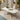 Quatropi Contemporary Extendable Dining Table White Ceramic Marble 8 Seater