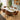 Quatropi Cora & Rudie 6 Seater Round Extendable Dining Set Brown & White Ceramic