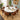 Quatropi Cora & Rudie 8 Seater Round Extendable Dining Set Brown & White Ceramic