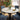 Quatropi Cora & Venus 4 Seater Round Extendable Dining Set Blue Chenille & Light Grey Ceramic