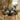 Quatropi Cora & Venus 4 Seater Round Extendable Dining Set Green & Black Ceramic