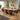 Quatropi Cora & Zelda 8 Seater Extendable Dining Set Brown & Rustic Blue Ceramic