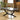Quatropi Corner Bench Dining Set Left-Hand Ceramic Extending Table 8 Seat Blue