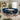 Quatropi Corner Dining Set Right-Hand Ceramic Marble Table 8 Seater Blue