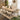 Quatropi Designer 8 Seat Natural Solid Wood Extending Dining Set Cream 160-230cm