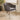 Quatropi Designer Grey Velvet Kitchen Dining Room Chair with Arms Metal Legs