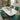 Quatropi Dynasty 6 Seater Ceramic Dining Set Green 200cm