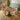 Quatropi Enzo & Phoenix Modern 6 Seater Round Dining Set Green & Walnut
