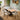 Quatropi Evie & Zelda 6 Seater Extendable Dining Set Brown & Rustic Blue Ceramic