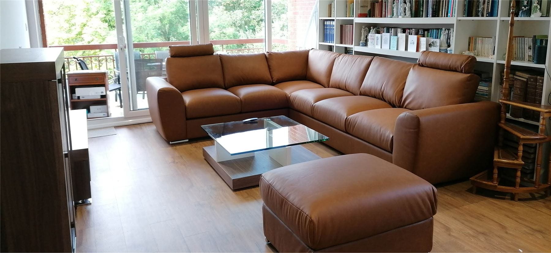 Quatropi Extra Large L Shape Sofa Set Settee Corner Group 335x265cm Grey R