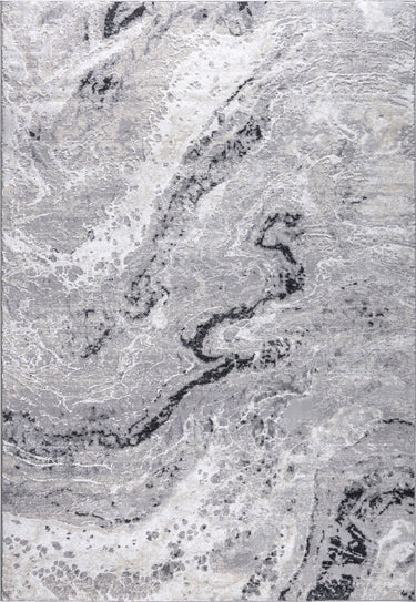 Quatropi Fantasia Medium Rug White / Silver / Light Grey 160 X 230cm