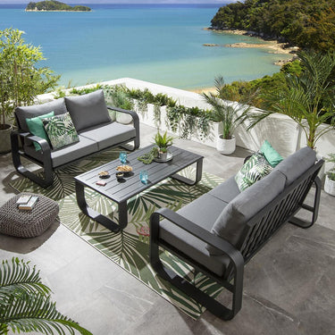 Quatropi Freddy Outdoor Garden Coffee Table Black