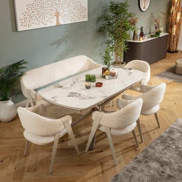 Quatropi FREYA-SB4-CREAM-OLIVE-MND-3515-WHITE