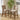 Quatropi Gemini Padded Wooden Counter Bar Stool Cream