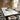 Quatropi Hastings 8 Seater Ceramic Marble Kitchen Dining Table Grey Black Oak 200x90cm