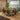Quatropi Hattie & Ruben Large 6 Seater Extendable Dining Set Green & Brown Wood